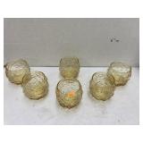 Vntg Anchor Hocking Roly Poly tumblers