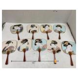 9- mini oriental fans