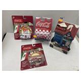 Coca-Cola Die-Cast Cars & Town Square Flying