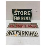 Metal signs