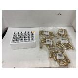 Spark plugs & brass hose adapters- no shipping