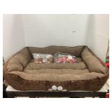 Dog bed & dog shoes- no shipping