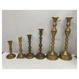 Brass candlesticks