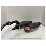 Pair of wooden geese