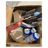 Box of butterfly house, masks, misc - no shipping
