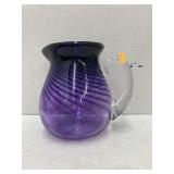 Hacienda Real hand blown swirl pitcher