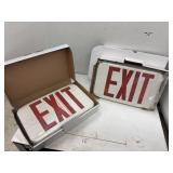 2 Exit Signs