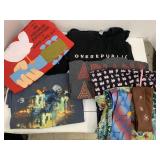 Music shirts, ties,