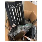 Box of tools, book, misc - no shipping