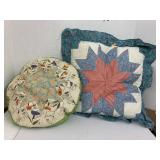 2 Quilted Pillows