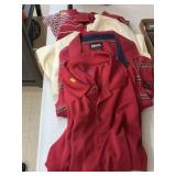 4- polo shirts (XXL) 1- dress shirt (XXXL)