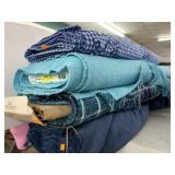 4 garment bolts of fabric, cotton