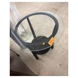 Glass Top End Table