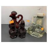 Avon Dishes, Cat Candle Holder , Egg, Stein Decor