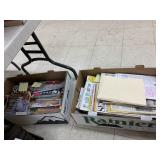 2 Boxes of sewing magazines