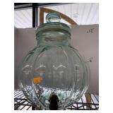 Colored Glass Beverage Dispenser