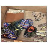 Knives, Patches, war Ration Book