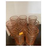 8 Pink Depression Glasses