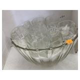 Punch Bowl and Cups
