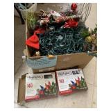 Christmas lights and misc decor