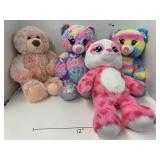 4 Build a Bear Animals, see Pictures