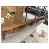 Wooden Display Shelf - approx 4 ft long