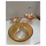 3cnt orange dishes