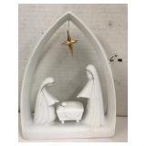 Porcelain Hallmark Manger Scene, The First Noel