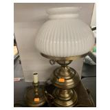 2 Lamps, Brass and Copper Lamps