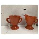 1930s Creamer and Sugar bowl