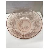 Pink Depression Glass Bowl