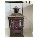 Lantern with candle