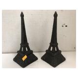 Cast Iron Bookends, Eiffel Tower