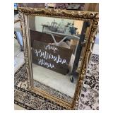 Plastic framed mirror