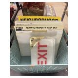 Tote of Various Signs
