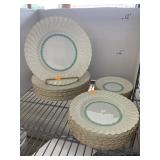 24 Bone China Plates, Vntg Minton Lady Rodney