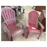 2 Stackable Outdoor Lawn Chairs