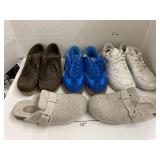 Various shoes and sizes