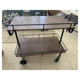 2-tiered rolling cart