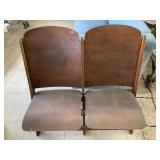 Antique Theatre Chairs