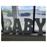 Metal Letters, BABY