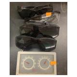 Misc, Goggles, hydrometer and temperature