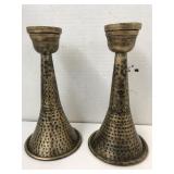 2 Metal Candle holders