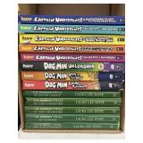 Bobbsey Twins, Dogman, & Capt. Underpants books