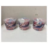 3 buckets of sidewalk chalk