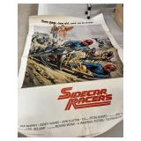 1975 Sidecar Racers movie poster (taped)