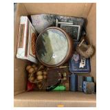Misc Box, Thomas Kinkade Table Runner, Games, Tin