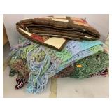 3 Blankets, Lap Quilt, Shawl,  Throw