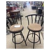 2 Padded Stools