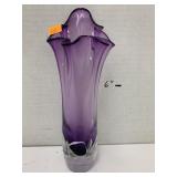 Amethyst Vase, Signed